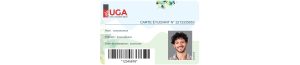 Create University Grenoble Alpes (UGA) Student ID Cards with Fillable PSD Templates (version 2)