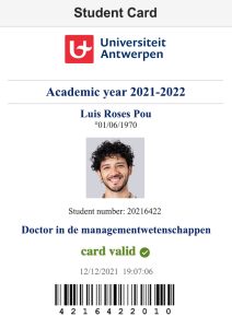 Create University of Antwerp Student ID Cards with Fillable PSD Templates