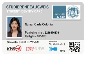 Create University of Cologne Student ID Cards with Fillable PSD Templates