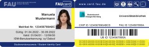 Create University of Erlangen Nuremberg Student ID Cards with Fillable PSD Templates