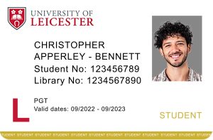 Create University of Leicester Student ID Cards with Fillable PSD Templates
