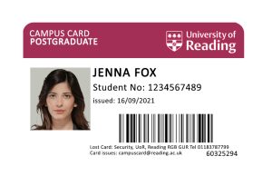 Create University of Reading Student ID Cards with Fillable PSD Templates