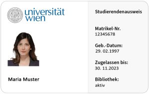 Create University of Vienna Student ID Cards with Fillable PSD Templates